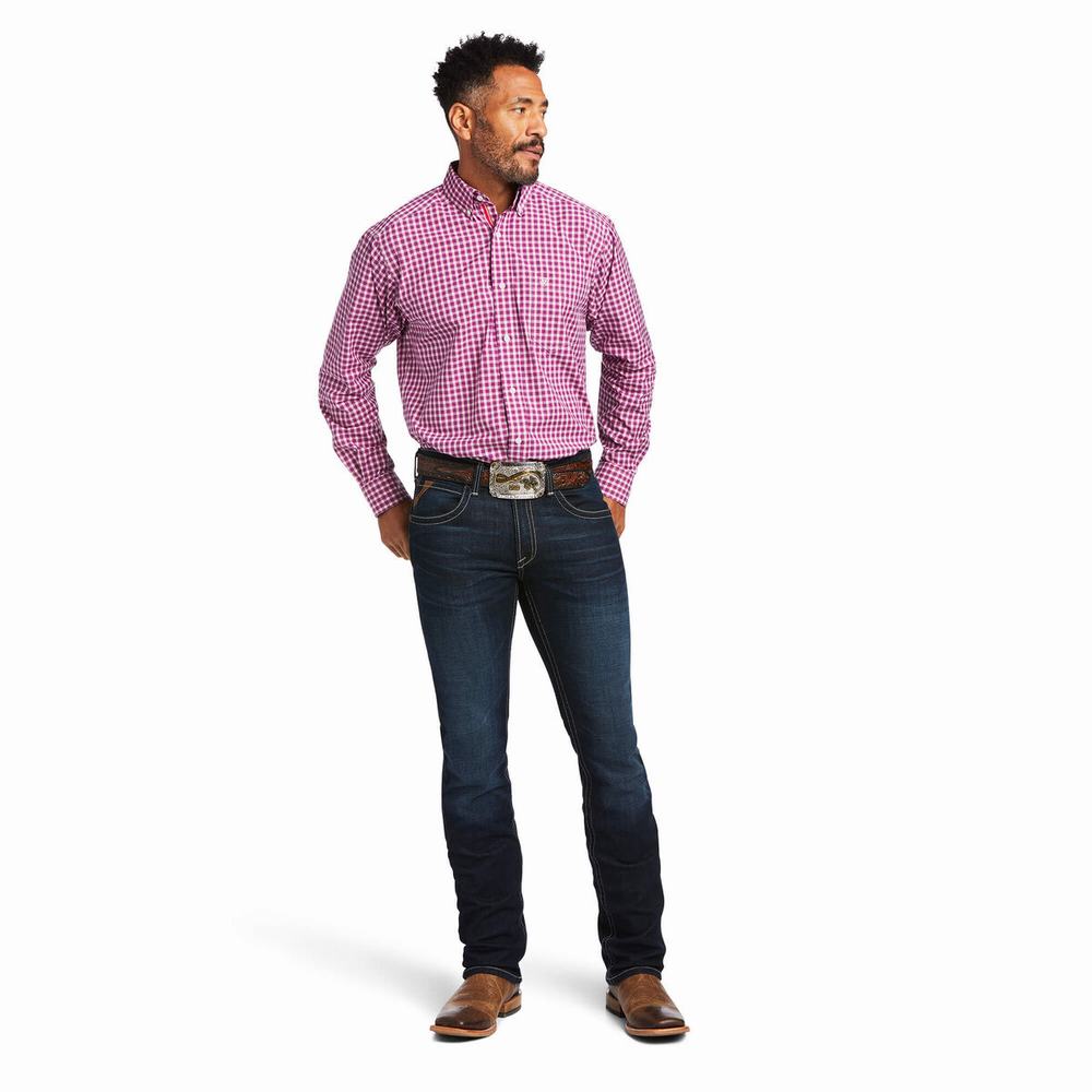 Camicie Ariat Pro Series Alexander Classiche Fit Uomo Rosa Chiaro | IT721AUFD