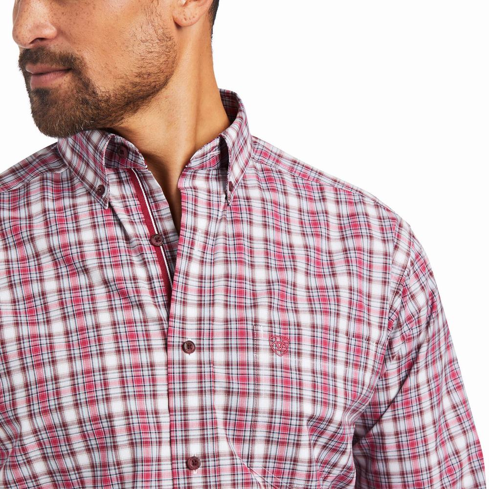 Camicie Ariat Pro Series Judson Classiche Fit Uomo Rosa | IT827BQNZ