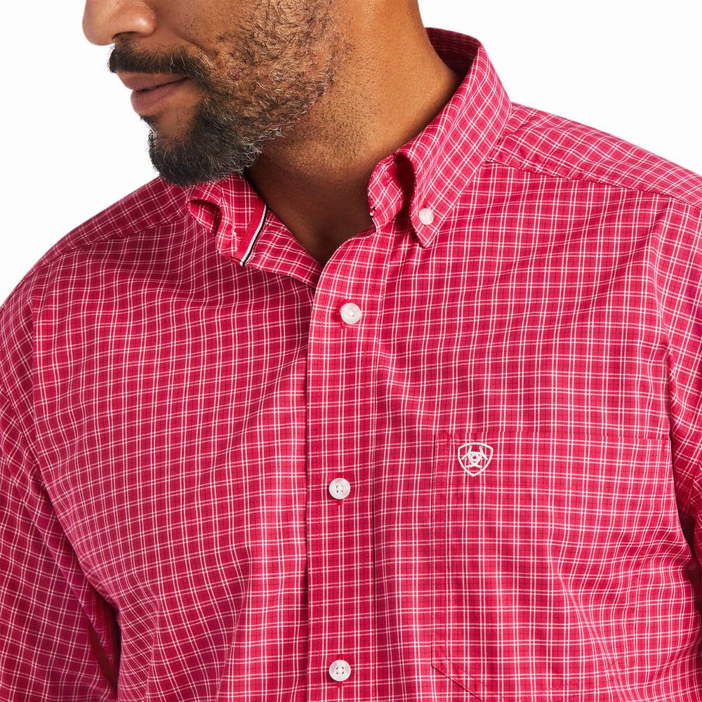 Camicie Ariat Pro Series Miles Classiche Fit Uomo Rosa Chiaro | IT856YVQK