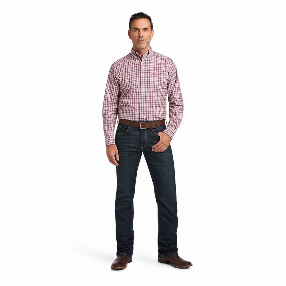 Camicie Ariat Pro Series Talan Fitted Uomo Colorate | IT807UKJM