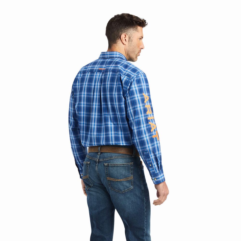 Camicie Ariat Pro Series Team Marcos Classiche Fit Uomo Blu | IT917CKUJ