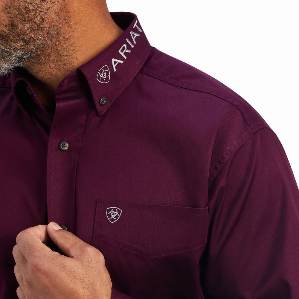 Camicie Ariat Team Logo Twill Classiche Fit Uomo Colorate | IT891VMOD