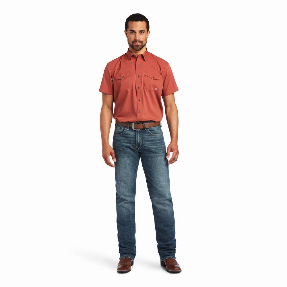 Camicie Ariat VentTEK Fitted Uomo Colorate | IT384QRPJ