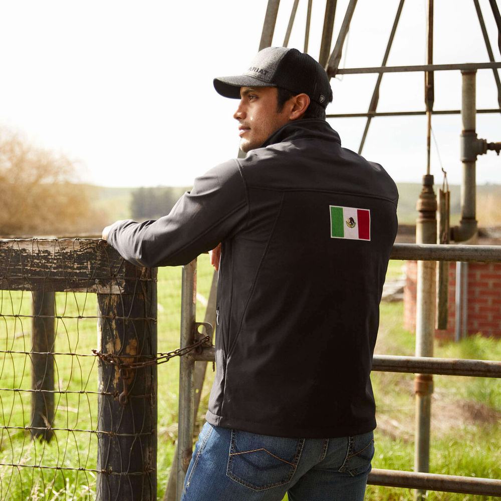 English Riding Ariat New Team Softshell MEXICO Uomo Nere | IT018FBDO