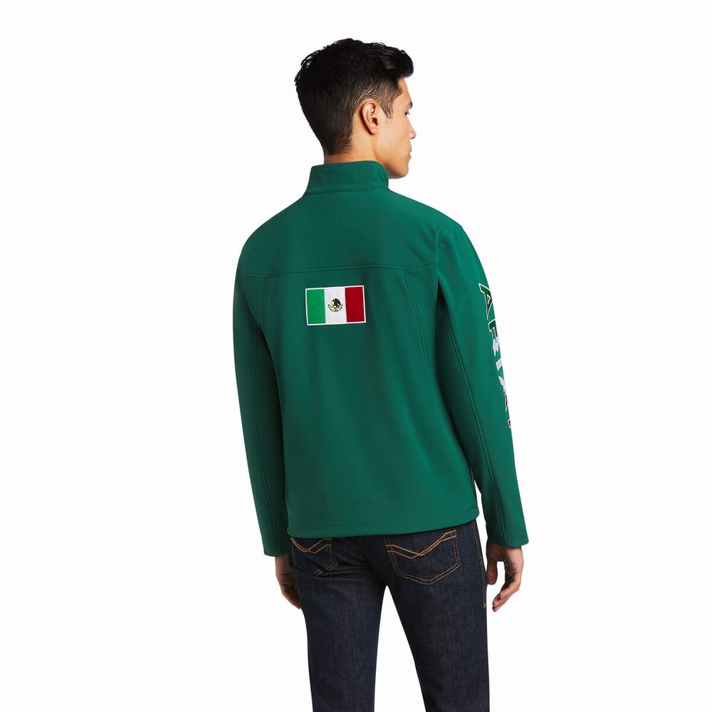 English Riding Ariat New Team Softshell MEXICO Uomo Colorate | IT790FGYV