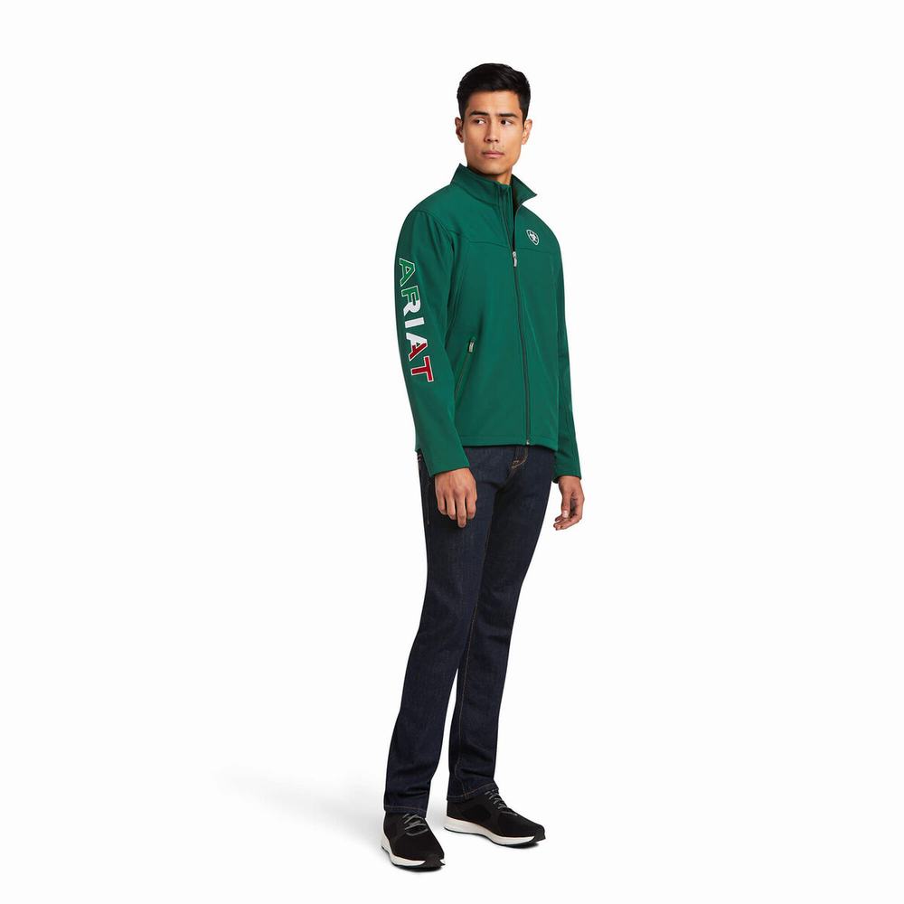 English Riding Ariat New Team Softshell MEXICO Uomo Colorate | IT790FGYV