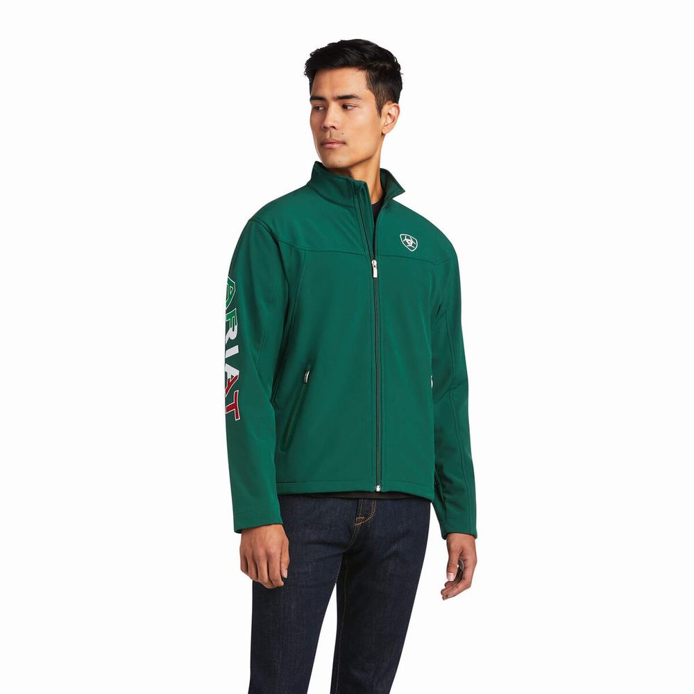 English Riding Ariat New Team Softshell MEXICO Uomo Colorate | IT790FGYV