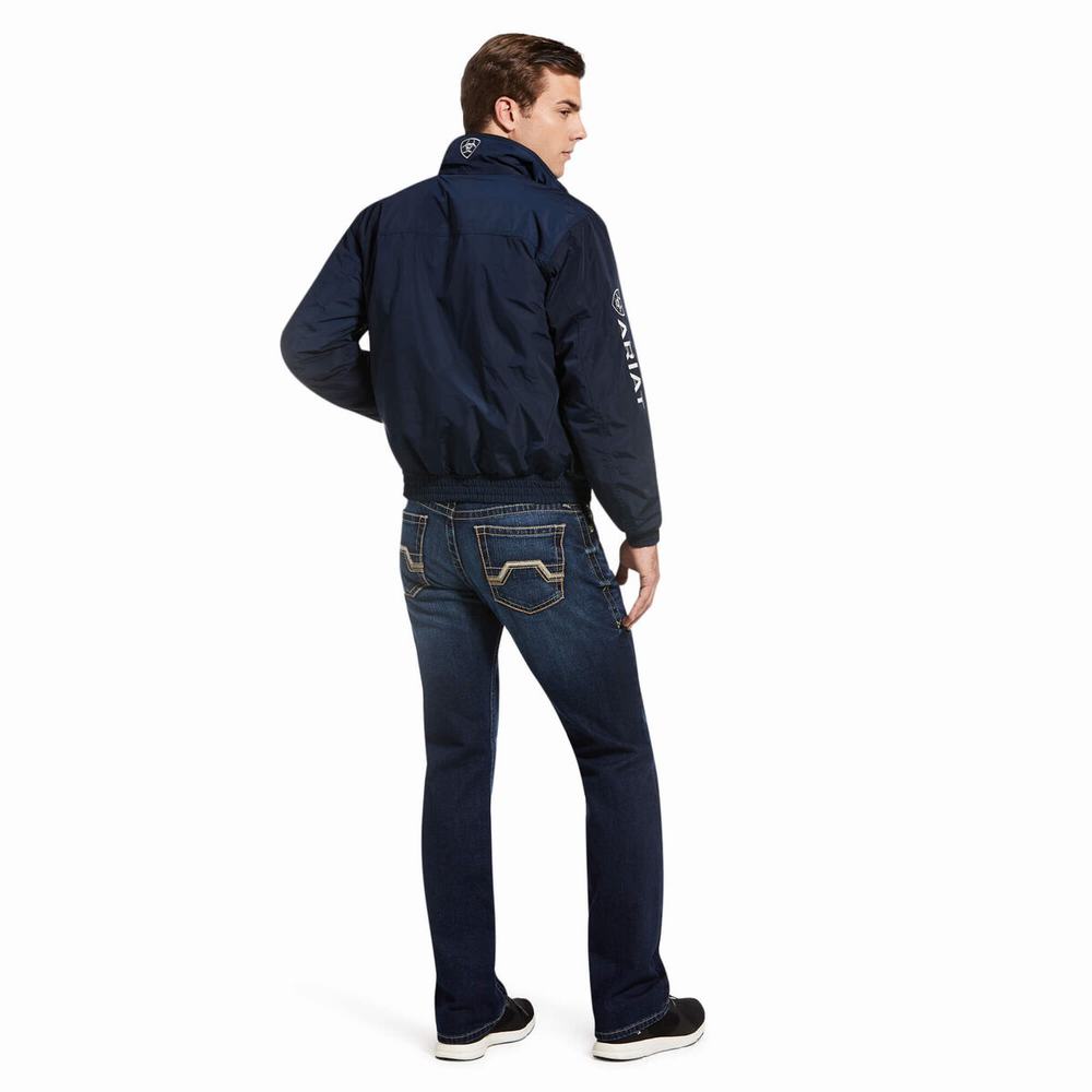 English Riding Ariat Team Logo Insulated Uomo Blu Marino | IT371LXWF