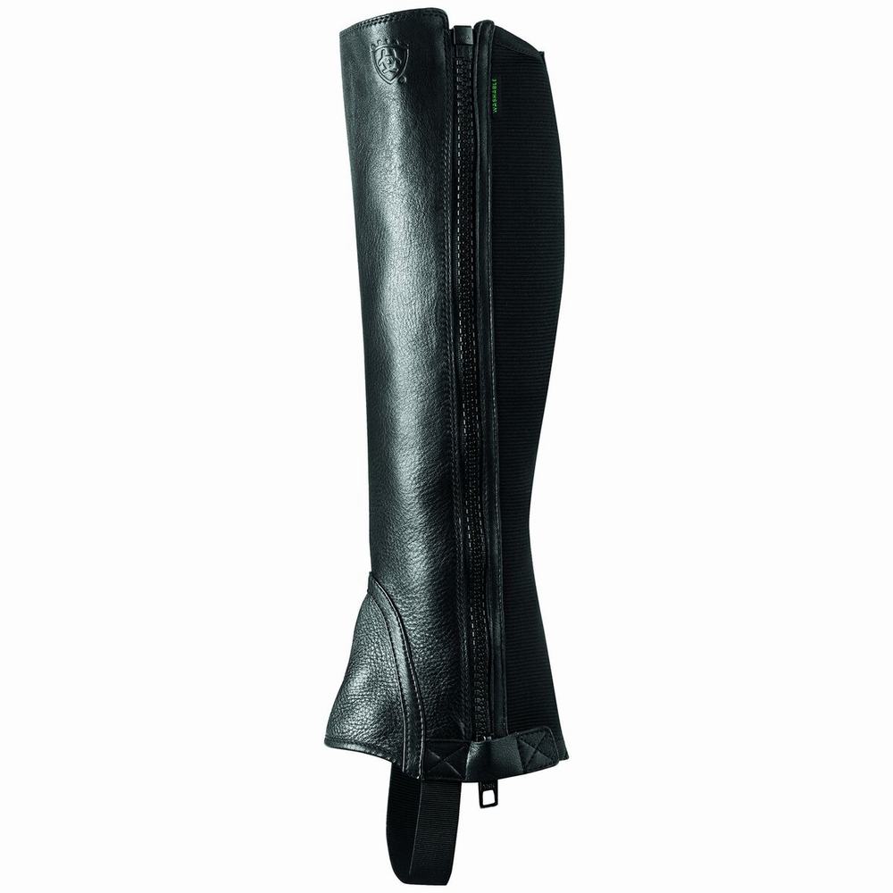 English Riding Boots Ariat Breeze Chap Half Chap Uomo Nere | IT340HDAG