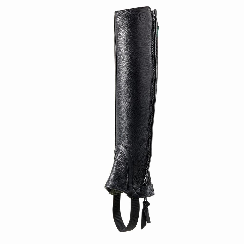 English Riding Boots Ariat Breeze Chap Half Chap Uomo Nere | IT340HDAG