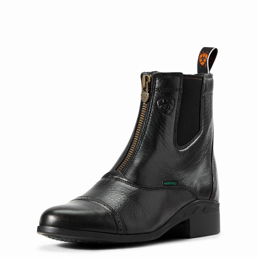 English Riding Boots Ariat Heritage Breeze Zip Paddock Donna Nere | IT035CPLD