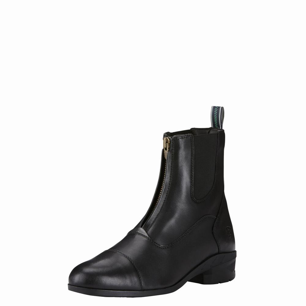 English Riding Boots Ariat Heritage IV Zip Paddock Uomo Nere | IT653ICME