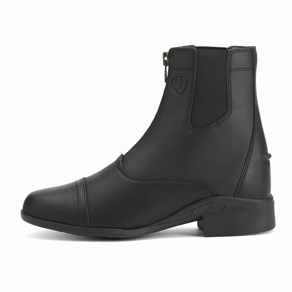 English Riding Boots Ariat Scout Zip Paddock Donna Nere | IT715GHMF