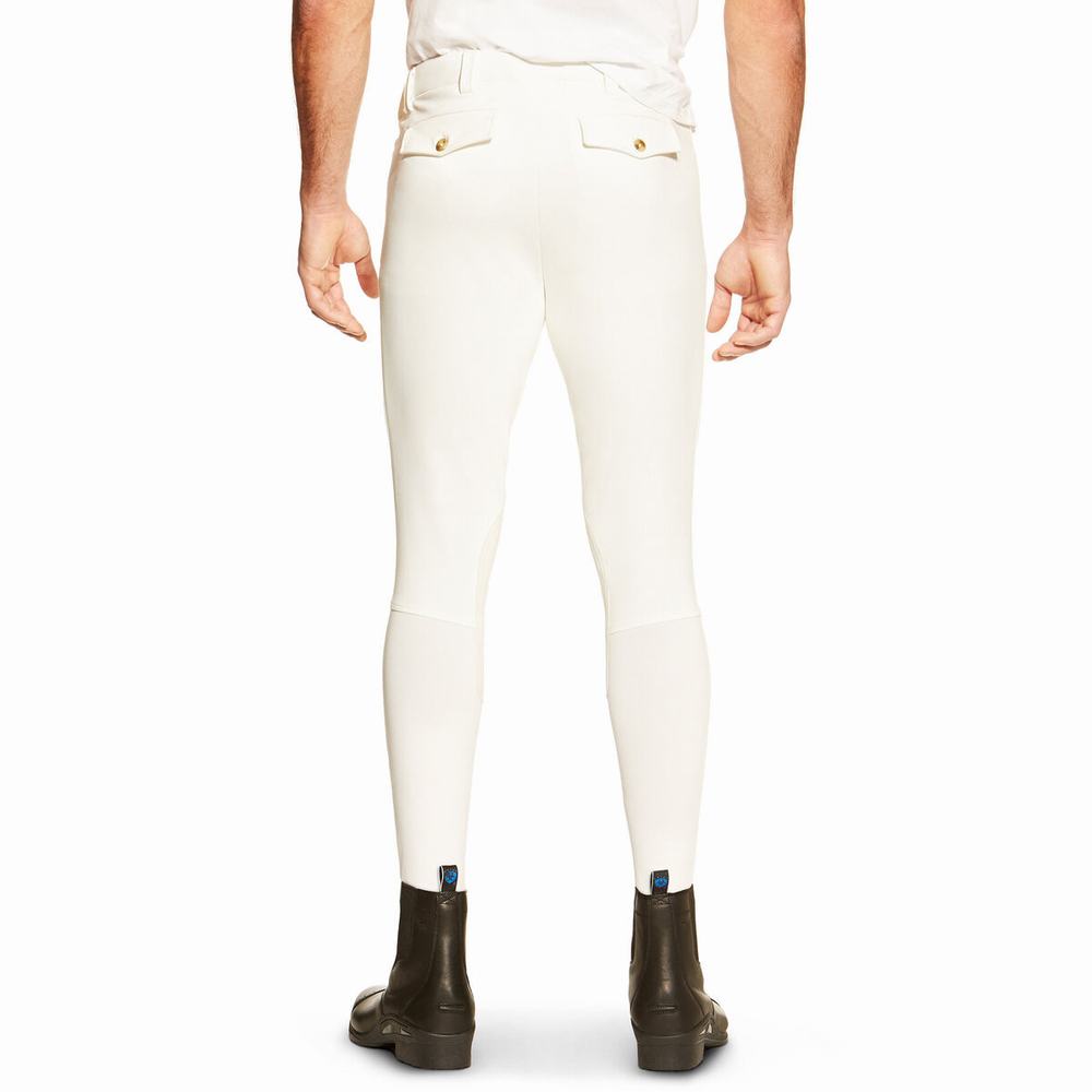 English Riding Pants Ariat Olympia Uomo Bianche | IT912PXBE