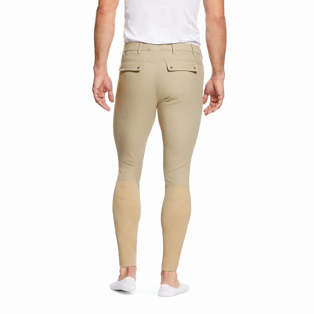 English Riding Pants Ariat Tri Factor Grip Uomo Marroni | IT963XMPI