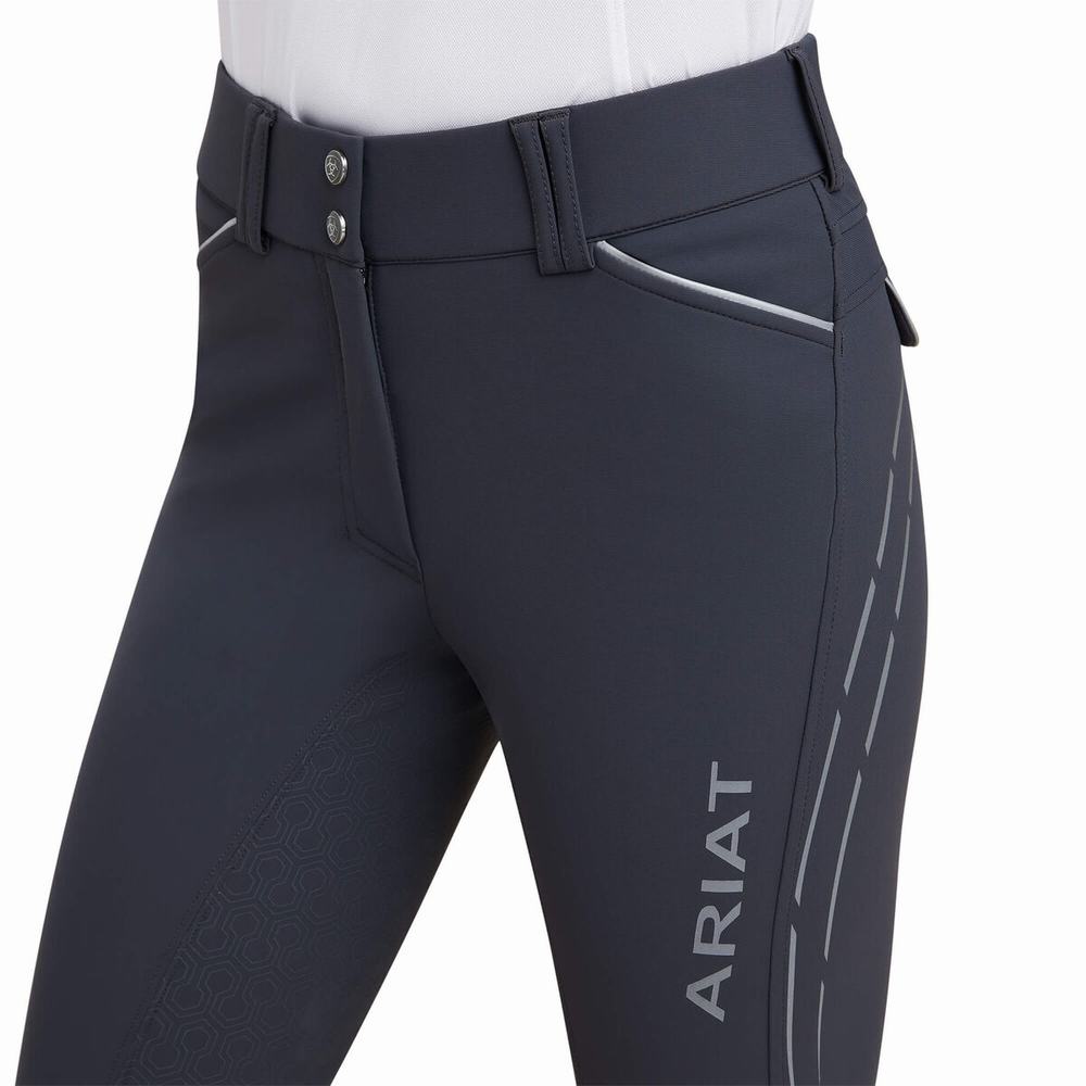 English Riding Pants Ariat Tri Factor Lumina Grip Full Seat Breech Donna Colorate | IT163ZTNM