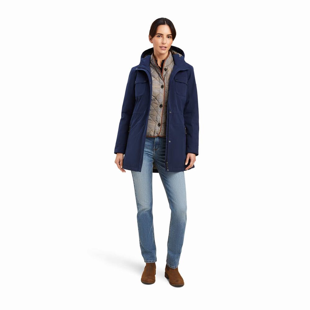 Giacca Ariat Argentium Donna Blu Marino | IT148JGYX