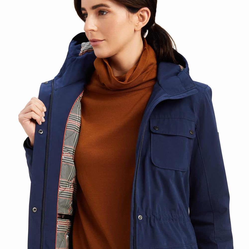 Giacca Ariat Argentium Donna Blu Marino | IT148JGYX