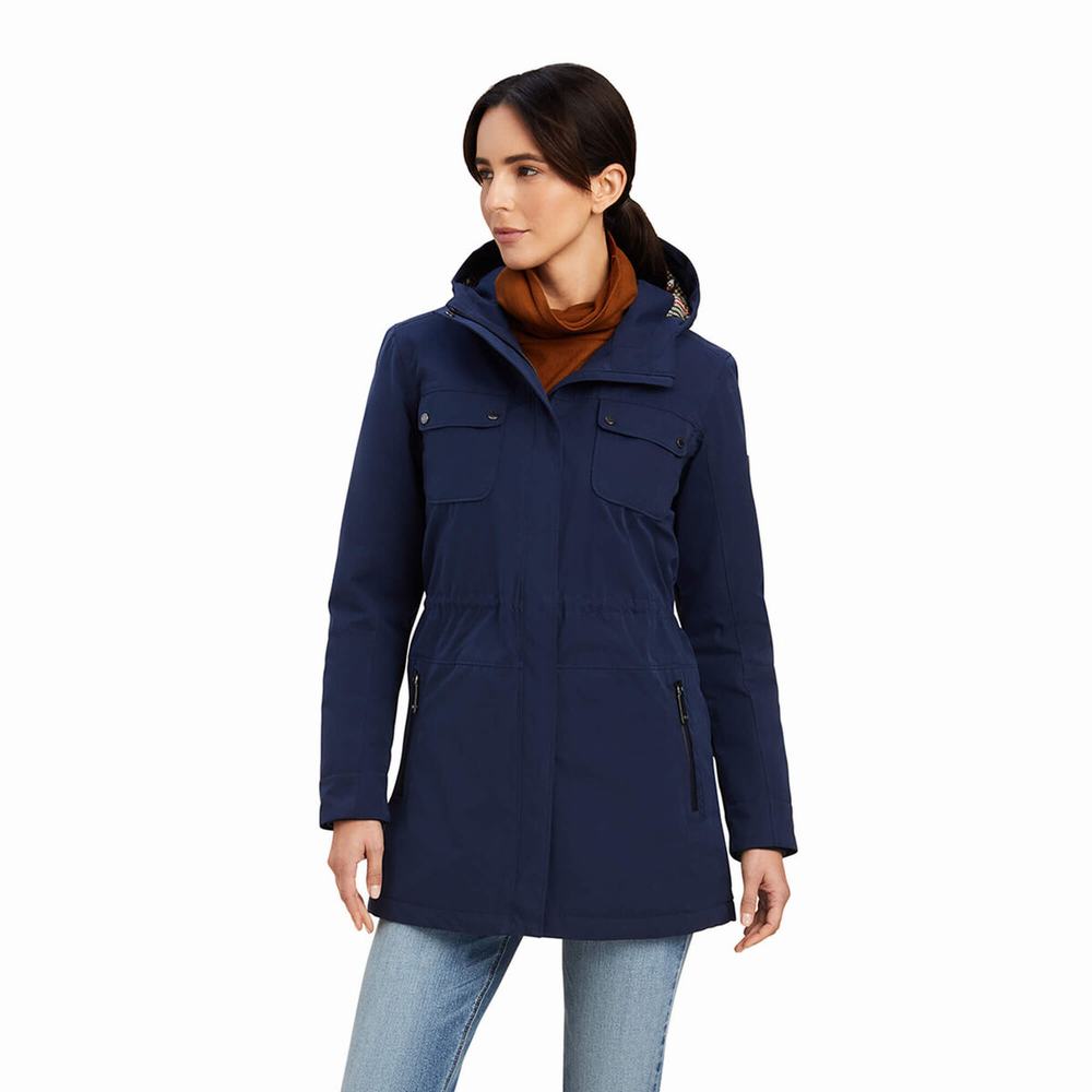 Giacca Ariat Argentium Donna Blu Marino | IT148JGYX