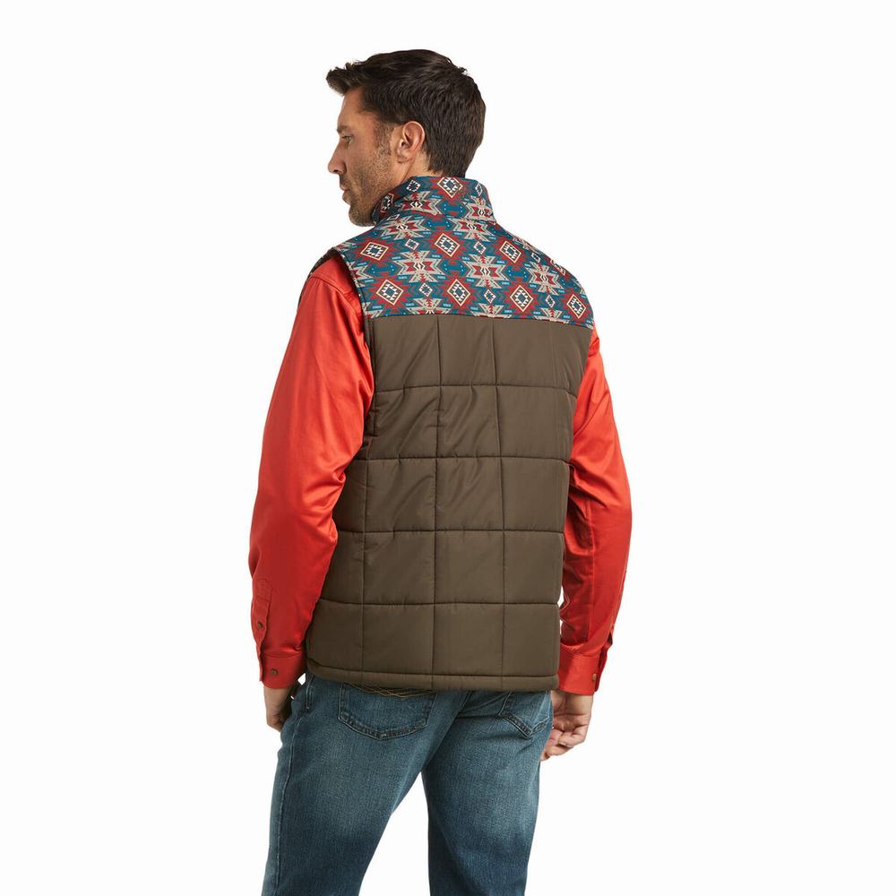 Giacca Ariat Crius Insulated Uomo Marroni | IT027GNLJ