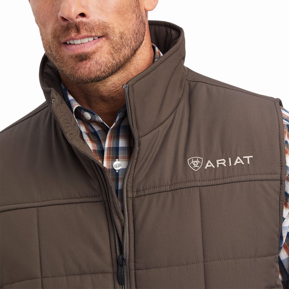 Giacca Ariat Crius Insulated Uomo Marroni | IT938IWEC