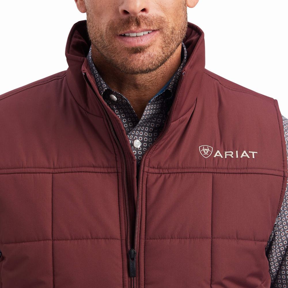 Giacca Ariat Crius Insulated Uomo Rosse | IT706KRJO