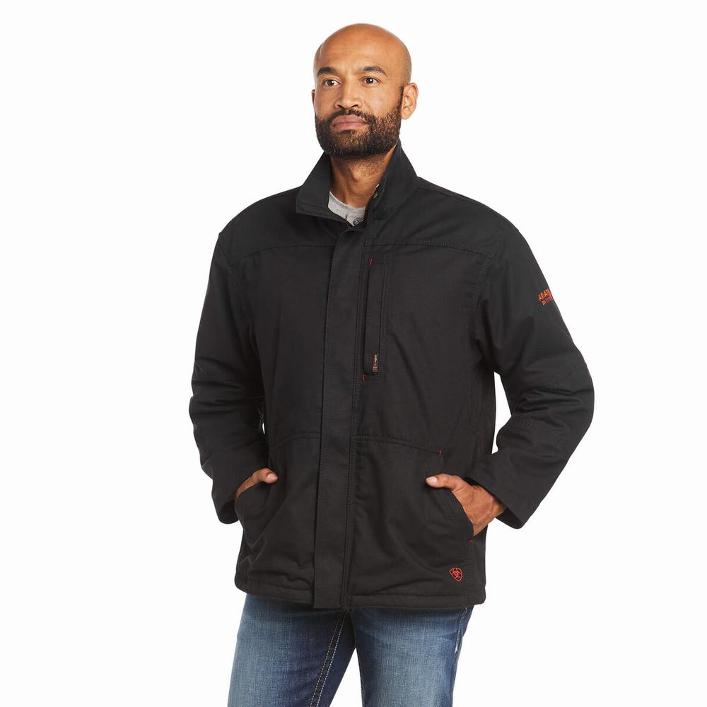 Giacca Ariat FR Workhorse Insulated Uomo Nere | IT490AQWU