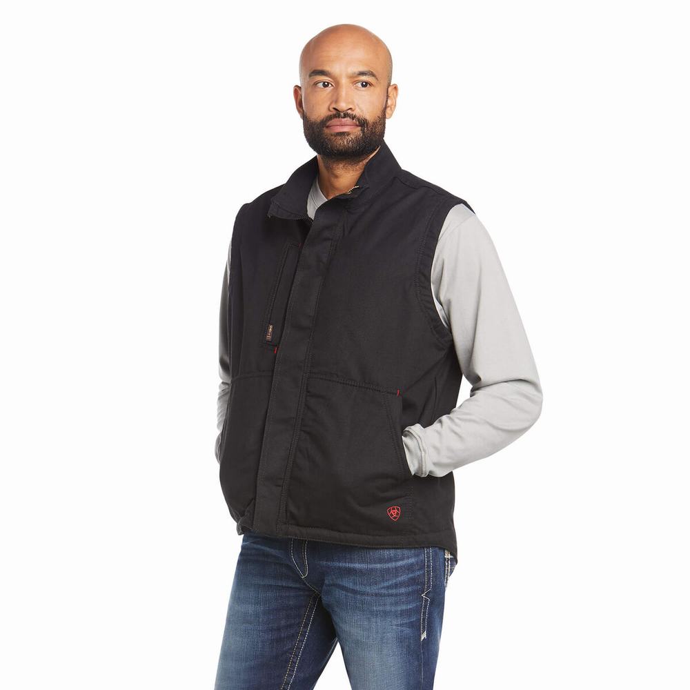 Giacca Ariat FR Workhorse Insulated Uomo Nere | IT607LYPQ