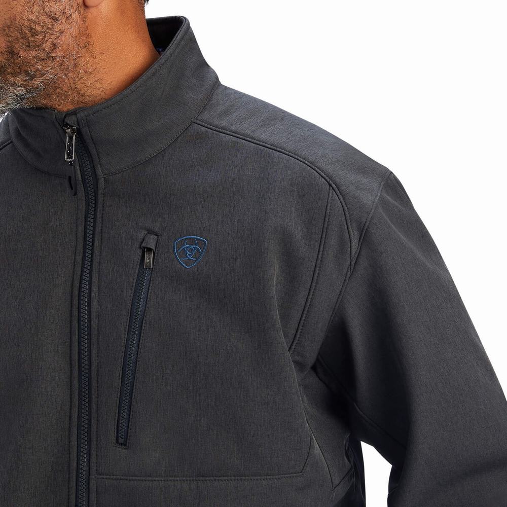 Giacca Ariat Logo 2.0 Patriot Softshell Acqua Resistant Uomo Grigie | IT514FRKA