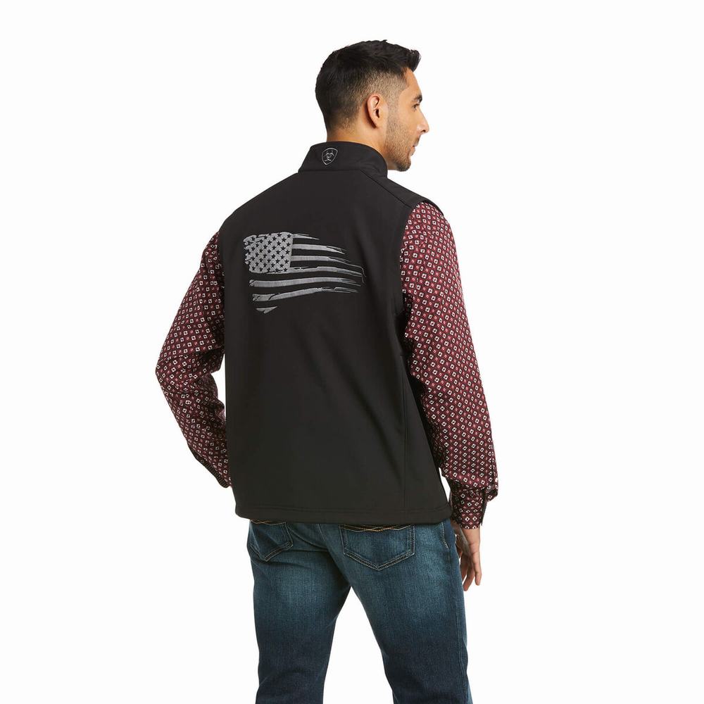 Giacca Ariat Logo 2.0 Patriot Softshell Uomo Nere | IT906MXAC