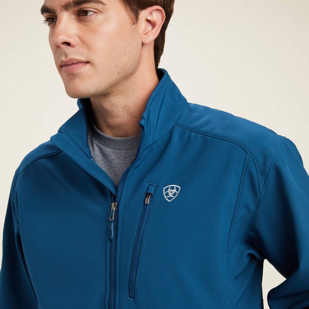 Giacca Ariat Logo 2.0 Softshell Uomo Blu | IT607KHQB