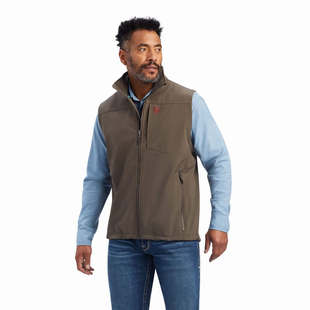 Giacca Ariat Logo 2.0 Softshell Uomo Marroni | IT190YLPD