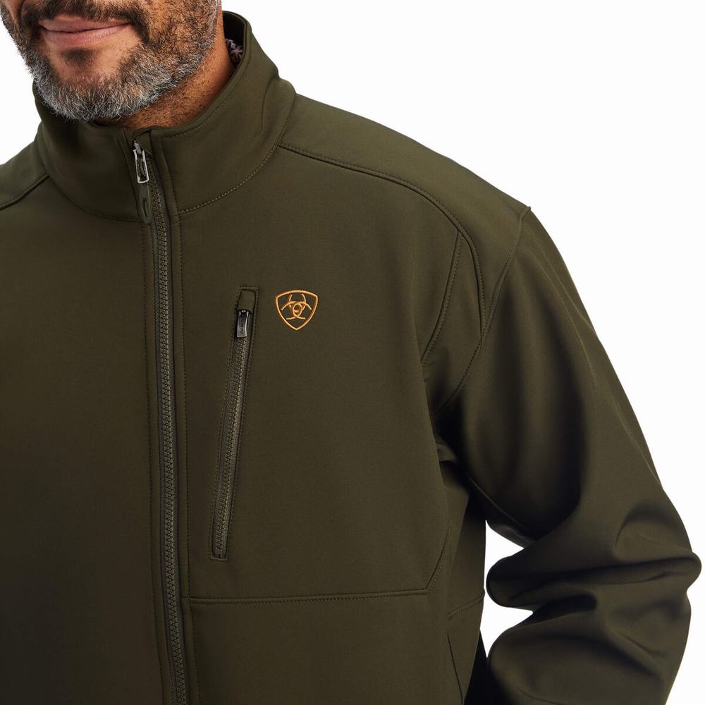 Giacca Ariat Logo 2.0 Softshell Uomo Verde Oliva | IT964OBRU