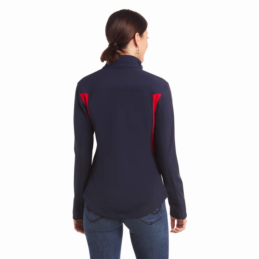 Giacca Ariat New Team Softshell Donna Colorate | IT412LPRK