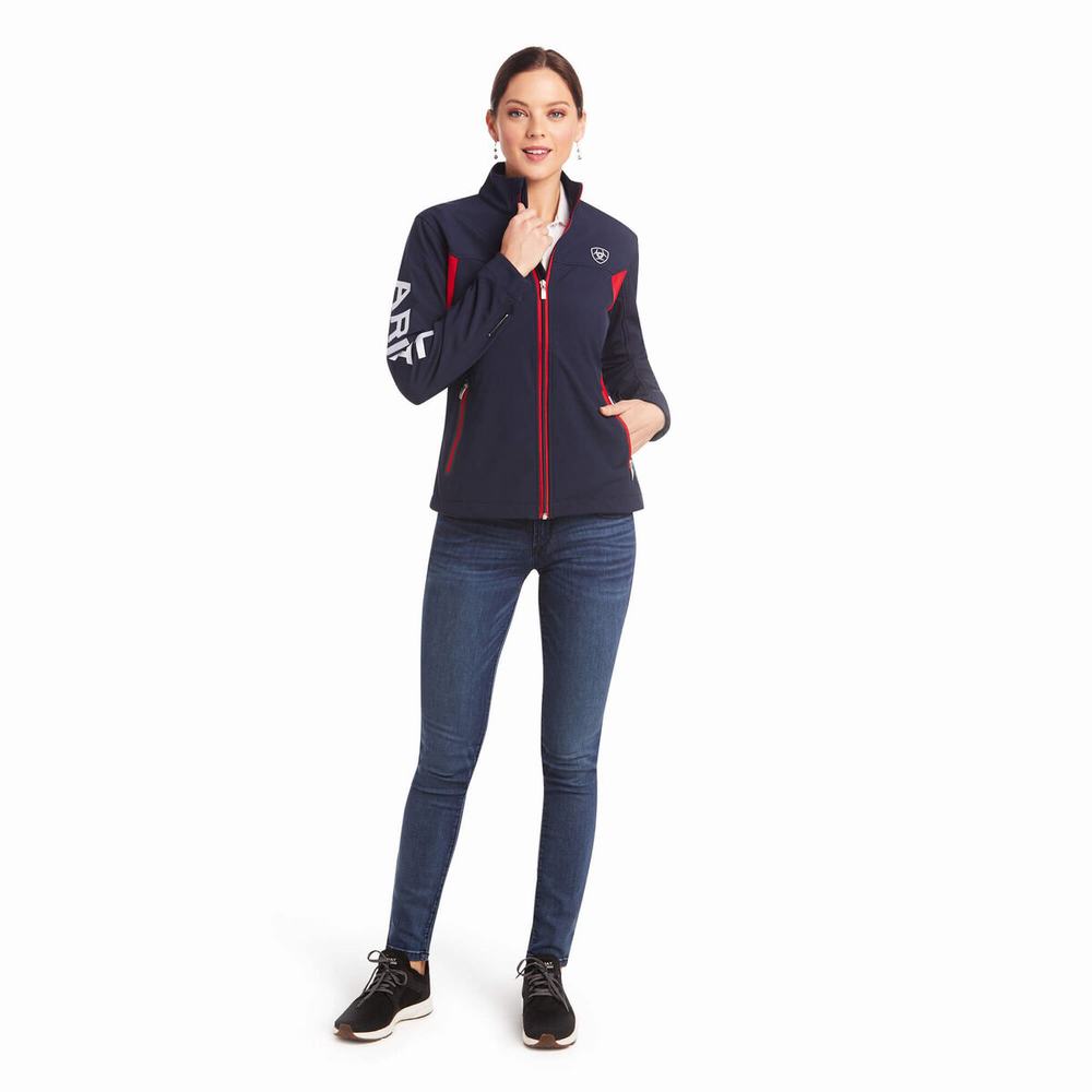 Giacca Ariat New Team Softshell Donna Colorate | IT412LPRK