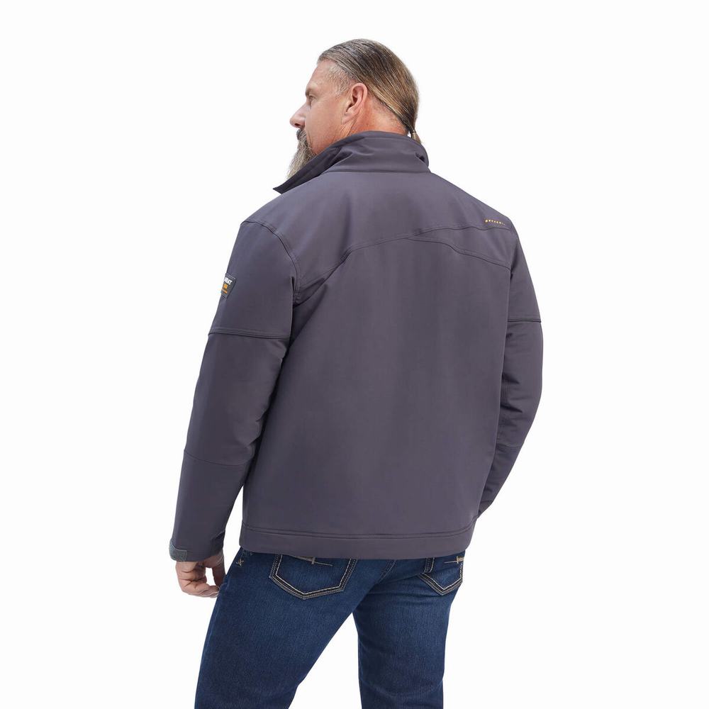 Giacca Ariat Rebar Dri-Tek DuraStretch Insulated Uomo Grigie | IT958MONS