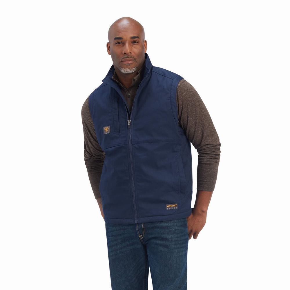 Giacca Ariat Rebar DuraCanvas Uomo Blu Marino | IT263VLNZ