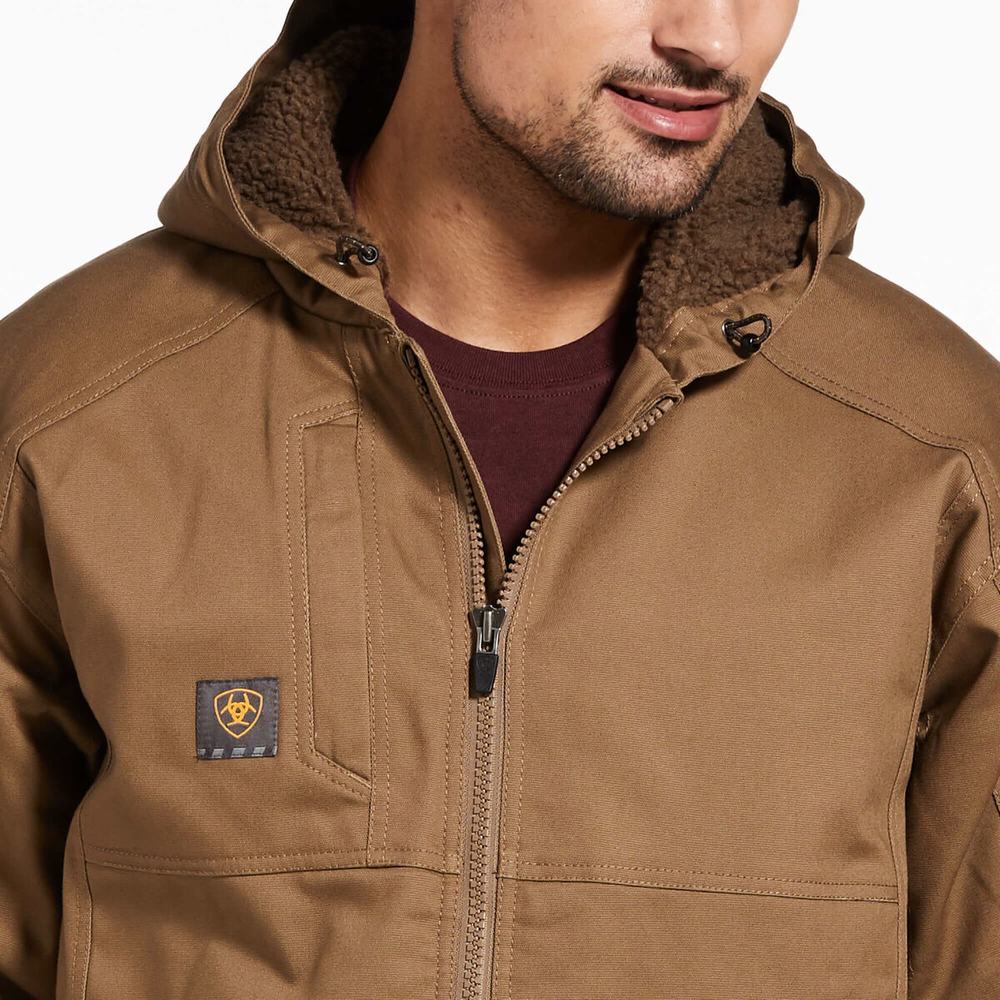 Giacca Ariat Rebar DuraCanvas Uomo Khaki | IT795HGWL