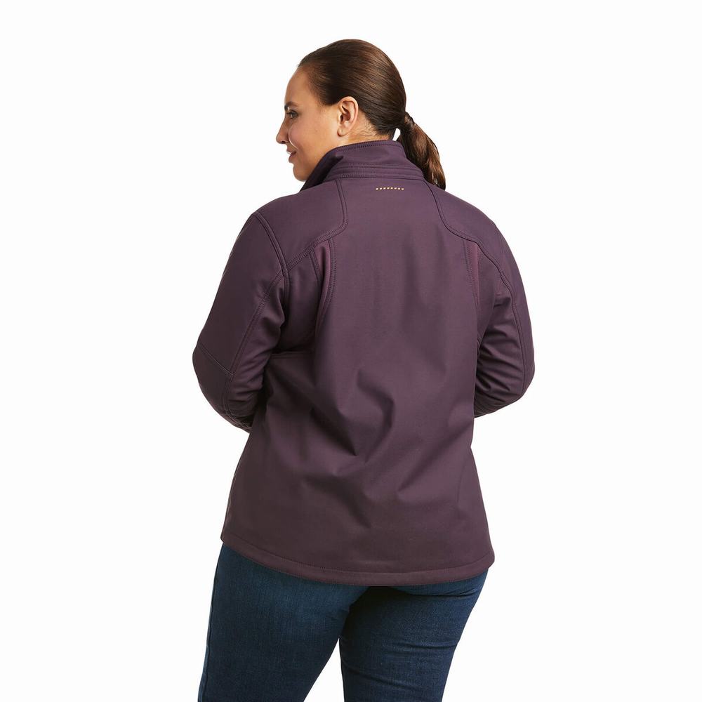 Giacca Ariat Rebar Stretch Tela Softshell Donna Viola | IT750RSLW