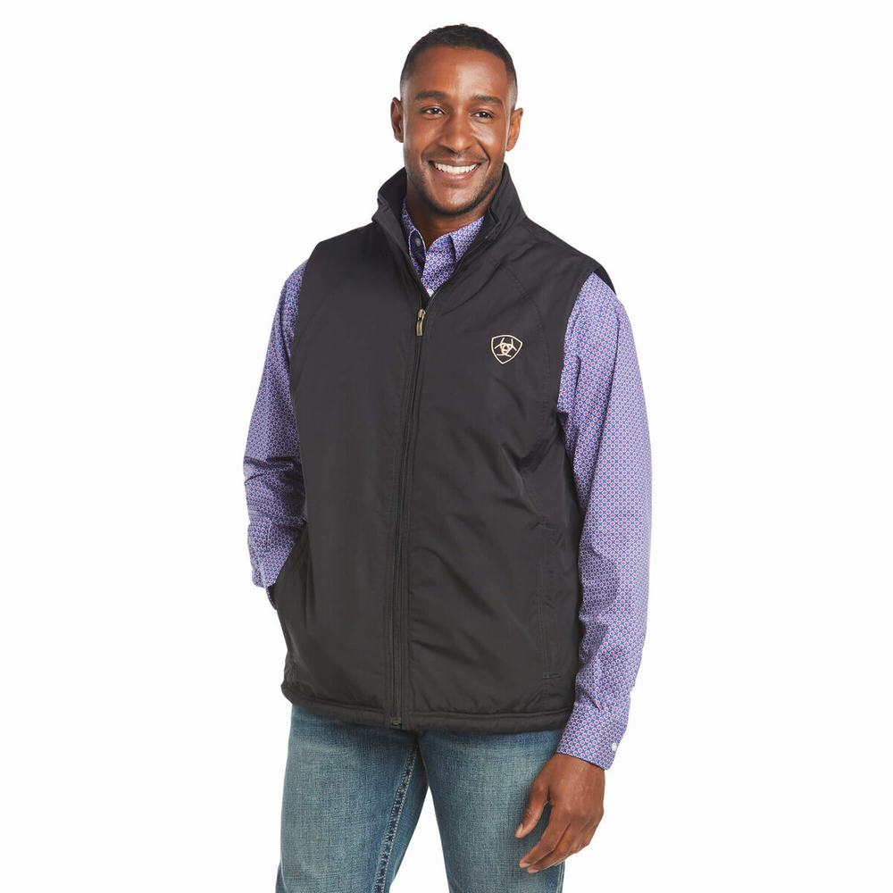 Giacca Ariat Team Logo Insulated Uomo Nere | IT812TBMS