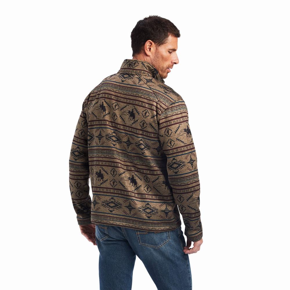 Hoodies Ariat Caldwell Full Zip Uomo Colorate | IT472RKVU