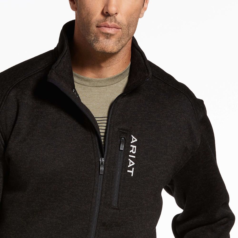 Hoodies Ariat Caldwell Full Zip Uomo Grigie | IT491WOKG