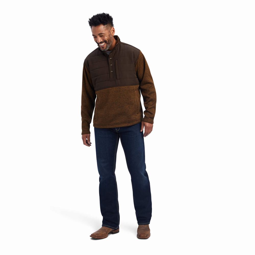 Hoodies Ariat Caldwell Reinforced Snap Uomo Colorate | IT579PYWX