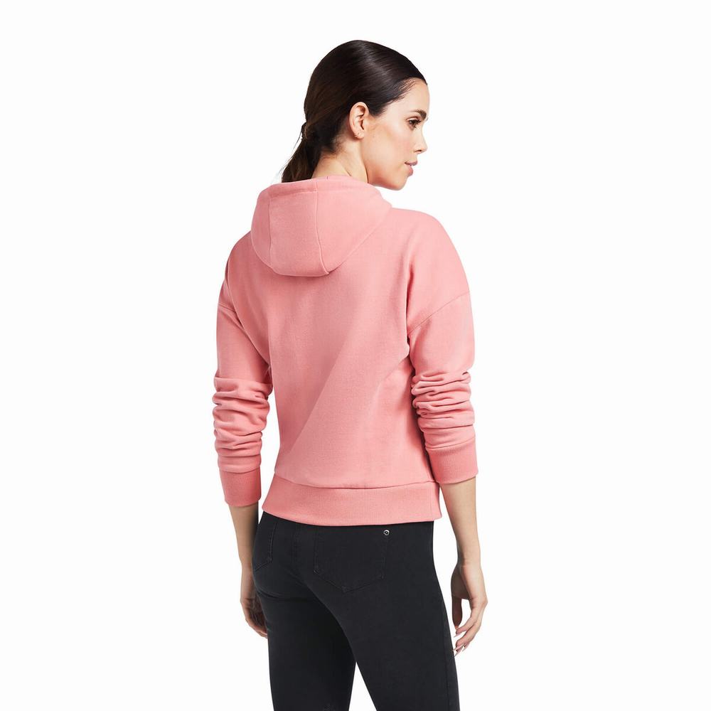 Hoodies Ariat Just Donna Corallo | IT609XUFS