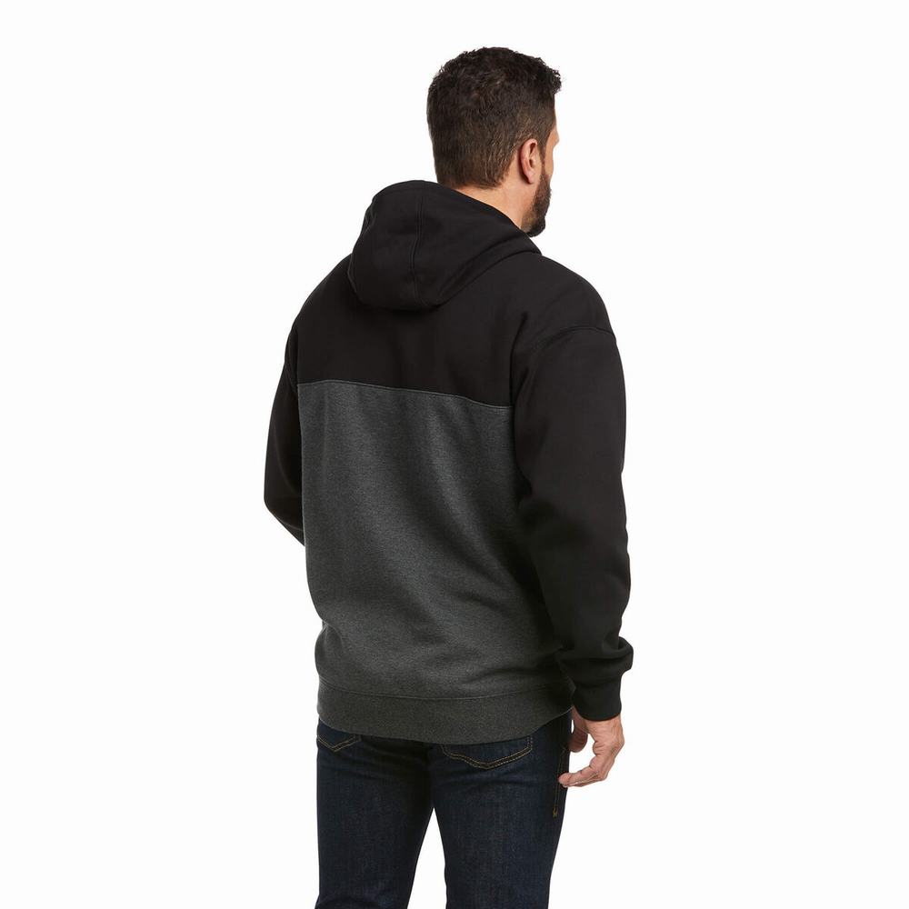 Hoodies Ariat Lifted Uomo Nere | IT897PNSI