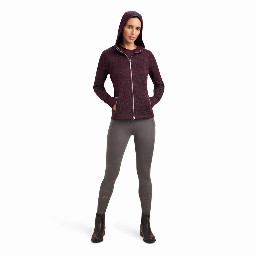 Hoodies Ariat Lumina Full Zip Donna Colorate | IT689CBXQ