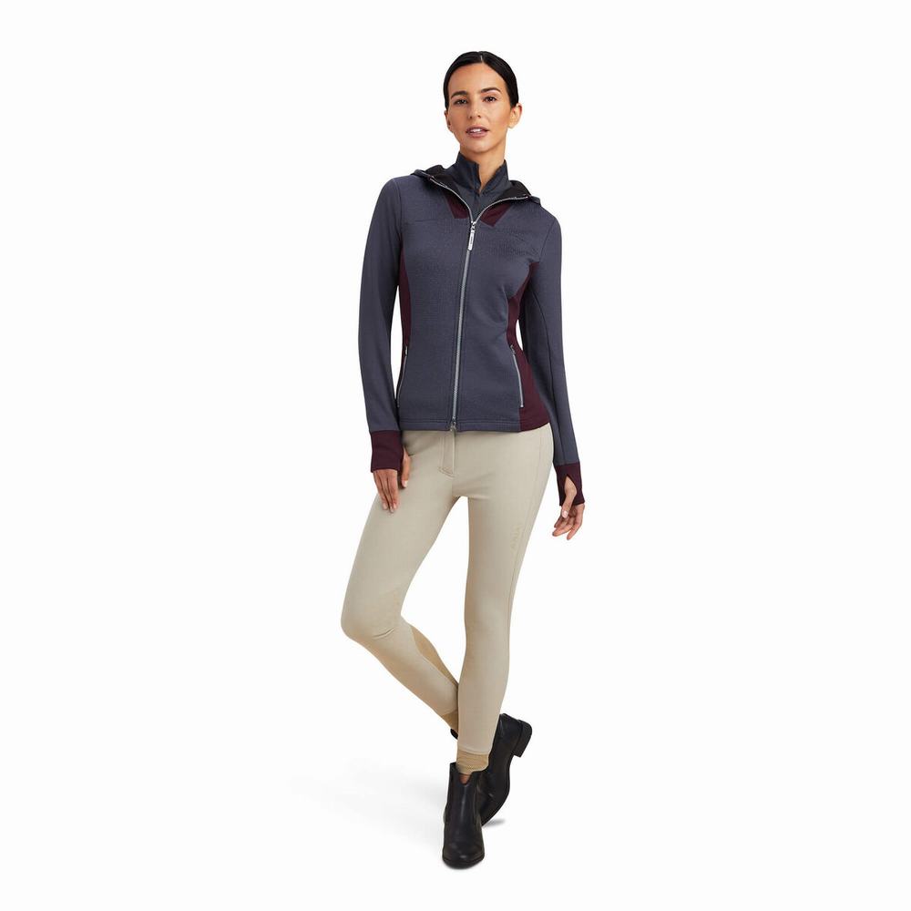 Hoodies Ariat Lumina Full Zip Donna Colorate | IT712LERB