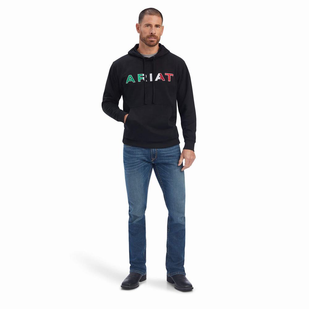 Hoodies Ariat Mexico Uomo Nere | IT491HXZQ