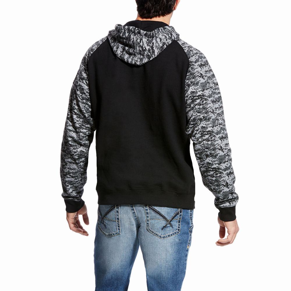 Hoodies Ariat Patriot Uomo Nere Camouflage | IT926EDCO