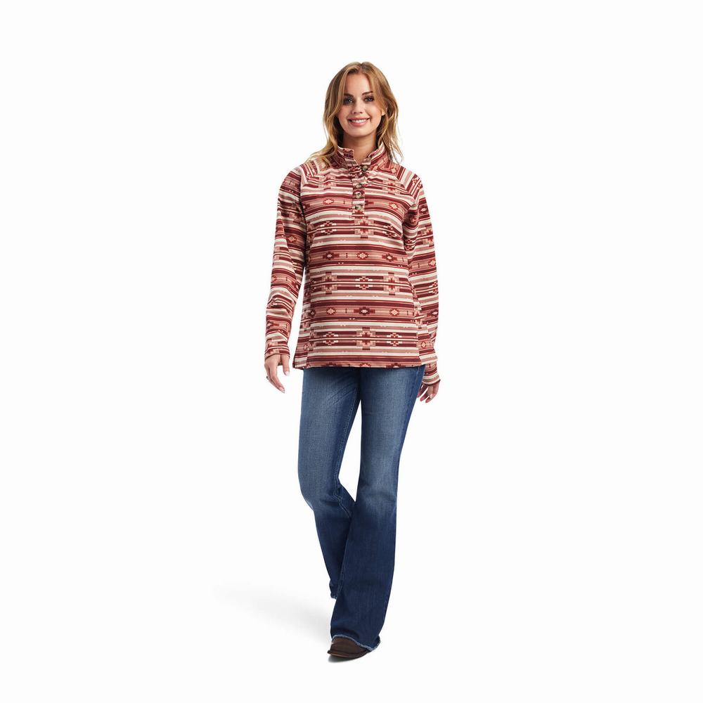 Hoodies Ariat REAL Comfort Donna Marroni | IT804MESV